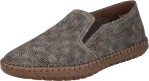 Rieker Slipper, Loafer, Schlupfschuh, Casual-Slipper mit kleinen Stretcheinsätzen