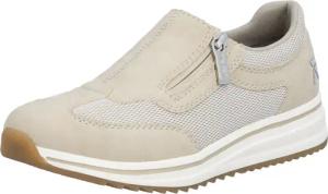 Rieker Slipper Slip-on Sneaker, Halbschuh, Freizeitschuh mit Reißverschluss