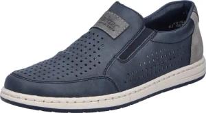 Rieker Slipper, Slip-on Sneaker, Loafer, Komfortschuh mit Gummizug für guten Sitz