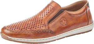 Rieker Slipper Slip on Sneaker, Schlupfschuh, Loafer mit perforiertem Blatt