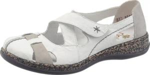 Rieker Slipper Spangenschuh, Schlupfschuh, Komfortschuh mit Klettverschluss