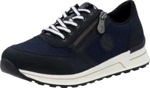 Rieker Sneaker, Freizeitschuh, Halbschuh, Schnürschuh im Materialmix