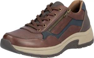 Rieker Sneaker, Freizeitschuh, Halbschuh, Schnürschuh mit gepolstertem Schaftrand