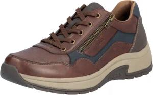 Rieker Sneaker, Freizeitschuh, Halbschuh, Schnürschuh mit gepolstertem Schaftrand