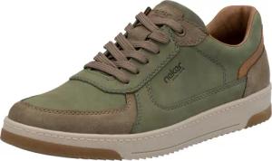 Rieker Sneaker, Freizeitschuh, Halbschuh, Schnürschuh mit gepolstertem Schaftrand
