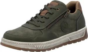 Rieker Sneaker Freizeitschuh, Halbschuh, Schnürschuh mit Kontrastbesatz