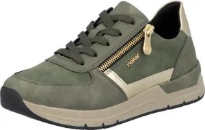Rieker Sneaker, Freizeitschuh, Schnürschuh, Halbschuh mit modischen Akzenten