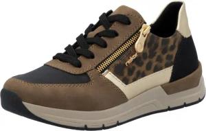 Rieker Sneaker, Freizeitschuh, Schnürschuh, Halbschuh mit modischen Akzenten