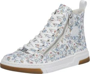 Rieker Sneaker High Top-Sneaker, Freizeitschuh, Schnürschuh mit Plateausohle