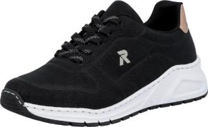 Rieker Sneaker mit MemoSoft-Innensohle, Freizeitschuh, Halbschuh, Schnürschuh