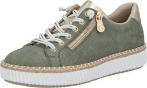 Rieker Sneaker mit modischer Ziernaht, Freizeitschuh, Halbschuh, Schnürschuh
