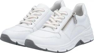 Rieker Sneaker mit seitlichem Reißverschluss, Freizeitschuh, Halbschuh, Schnürschuh