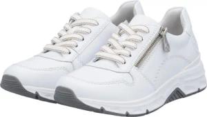 Rieker Sneaker mit seitlichem Reißverschluss, Freizeitschuh, Halbschuh, Schnürschuh