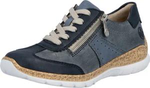 Rieker Sneaker Schnürschuh, Halbschuh, Casual-Sneaker mit Reißverschluss