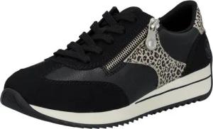 Rieker Sneaker Schnürschuh, Halbschuh, Freizeitsneaker mit Kontrastdetails