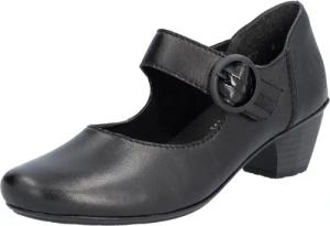 Rieker Spangenpumps, Festtagsschuh, Pumps, Trichterabsatz, mit Klettriemchen