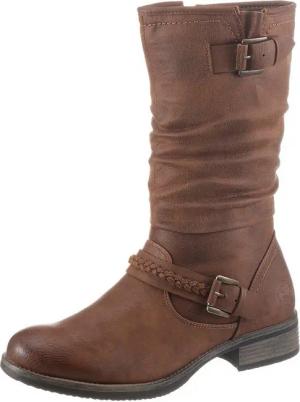 Rieker Stiefel, Boots, Winterboots, Blockabsatz mit gerafftem slouchy-Schaft