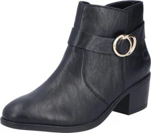Rieker Stiefelette, Ankleboots, Blockabsatz, mit Innenreißverschluss