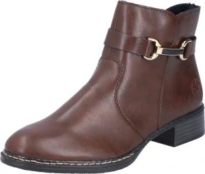 Rieker Stiefelette, Business-Stiefelette, Boots, mit Innenreißverschluss, schmale Form