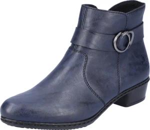 Rieker Stiefelette mit hübscher Zierschnalle, schmale Form