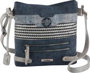 Rieker Umhängetasche, Schultertasche, Damen-Tasche mit praktischem Reißverschluss-Rückfach