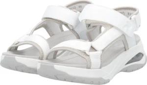Rieker W3151 weiss Damen Sandale