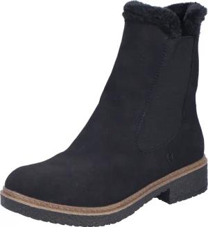 Rieker Winterboots Chelseaboots, Winterstiefelette, Blockabsatz, mit Innenreißverschluss