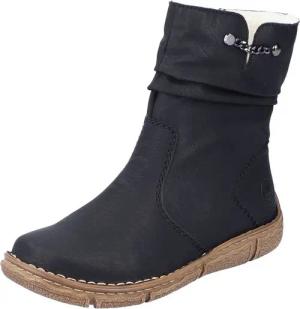 Rieker Winterboots mit kontrastfarbener Rahmennaht