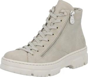 Rieker Winterboots Plateauboots, Schnürboots mit Reißverschluss an der Außenseite