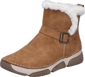 Rieker Winterboots Winterstiefelette, Reißverschluss-Boots mit Zierschnalle