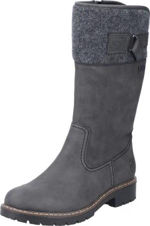 Rieker Winterstiefel, Boots, Blockabsatz, mit wasserabweisender riekerTEX-Membran
