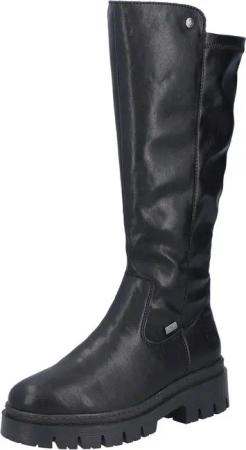 Rieker Winterstiefel Langschaftstiefel, Plateaustiefel mit Stretch am Schaft, TEX-Membrane