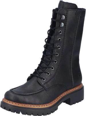 Rieker Winterstiefelette, Blockabsatz, Schnürstiefelette, Schnürboots mit Warmfiutter