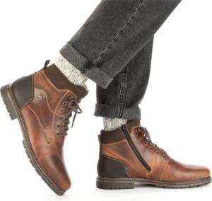 Rieker Winterstiefelette, Schnürstiefel, Business Schuh mit wasserabweisender TEX-Membran