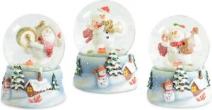 RIFFELMACHER & WEINBERGER Schneekugel Schneekugel Schneemann mit Instrument, 9,5 cm, 3
