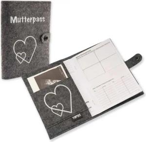 riijk Mutterpass-Hülle Mutterpasshülle, Platz für Mutterpass, Ultraschallbilder, Impfpass