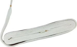 Ringelspitz Schnürsenkel Ringelspitz Schnürsenkel Flach breit 8mm Weiss