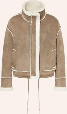 RINO & PELLE Jacke BECK in Lederoptik mit Kunstfell