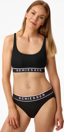 Rio-Slip Doppelripp Organic Cotton schwarz - Pure Rib 38