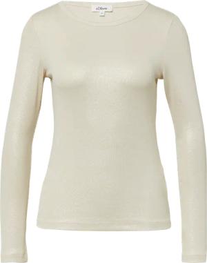 Ripp-Shirt mit Glitzer-Effekt