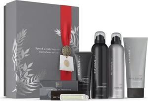 Rituals Pflege-Geschenkset Luxus-Pflegeset Limited Edition Homme Geschenkset L 2025, 5-tlg., 5-teiliges Pflegeset mit Duschschäumen, Duschgel, Peeling & Autoparfum