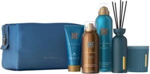 Rituals Pflege-Geschenkset Rituals Hammam Geschenk-Tasche L – 5-teilig für Frische & Balance, 5-tlg., Reinigendes Hammam Geschenk-Set L mit Eukalyptus & Arganöl