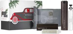 Rituals Pflege-Geschenkset Rituals Homme Autoparfum Geschenkset Car Gift Set, 4-tlg., Autoparfum, Halterung, Reinigungstücher & Air Freshener