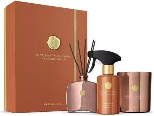 Rituals Pflege-Geschenkset Rituals Private Collection Suede Vanilla Gift Set L 2025, 3-tlg., Duftkerze, Duftstäbchen & Raumduft – Vanille, Kardamom & Patchouli