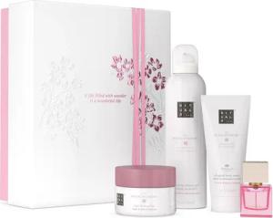 Rituals Pflege-Geschenkset Rituals Sakura Geschenkset M – 4-teilig mit Kirschblüte & Pflege, 4-tlg., Sanft blumiges Sakura Set mit Kirschblüte & Reismilch