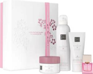 Rituals Pflege-Geschenkset Rituals von of Sakura 4 tlg: Creme, Peeling, Duschschaum, Duftkerze