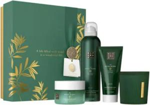 Rituals Pflege-Geschenkset Von Jing 4 tlg: peeling 125 g, gel 200 ml, creme 100 ml, kerze 140 g