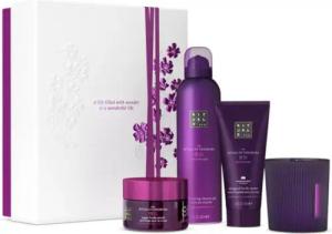 Rituals Pflege-Geschenkset Von Yozakura 4 tlg: Creme 100 ml,Peeling 125 g,Gel 200 ml,Kerze 140 g