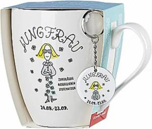 Ritzenhoff & Breker Tasse, Porzellan, mit Horoskop Schlüsselanhänger