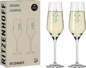 Ritzenhoff Champagnerglas Organix, Kristallglas